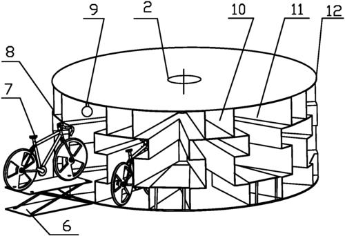 一种双层旋转式自行车立体车库专利_专利申请于2016-06-30_专利查询