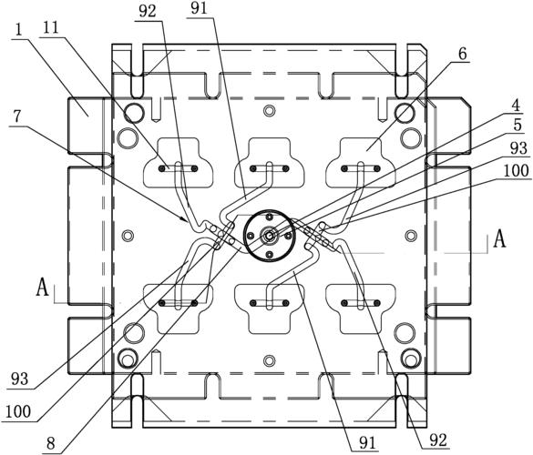 一种橡胶模具的流道结构专利_专利申请于20171023_专利查询_天眼查